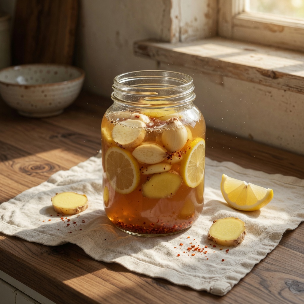Fire cider tonic